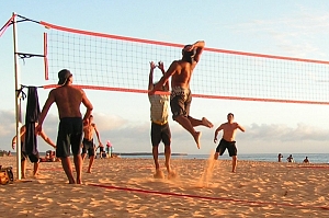 Beach Volleyball Just Around The Corner