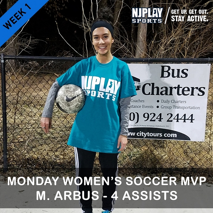 Women's Soccer League Week 1 MVPs