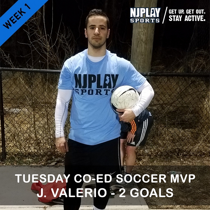 Co-ed Soccer League Week 1 MVPs