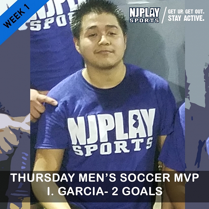 Men's Soccer League Week 1 MVPs