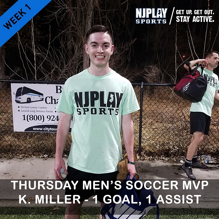 Men's Soccer League Week 1 MVPs