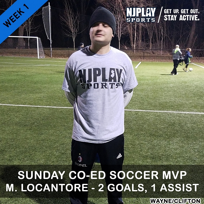 Coed Soccer League Week 1 MVPs