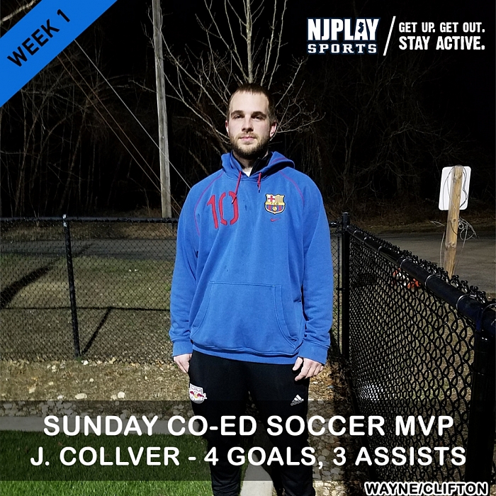 Coed Soccer League Week 1 MVPs