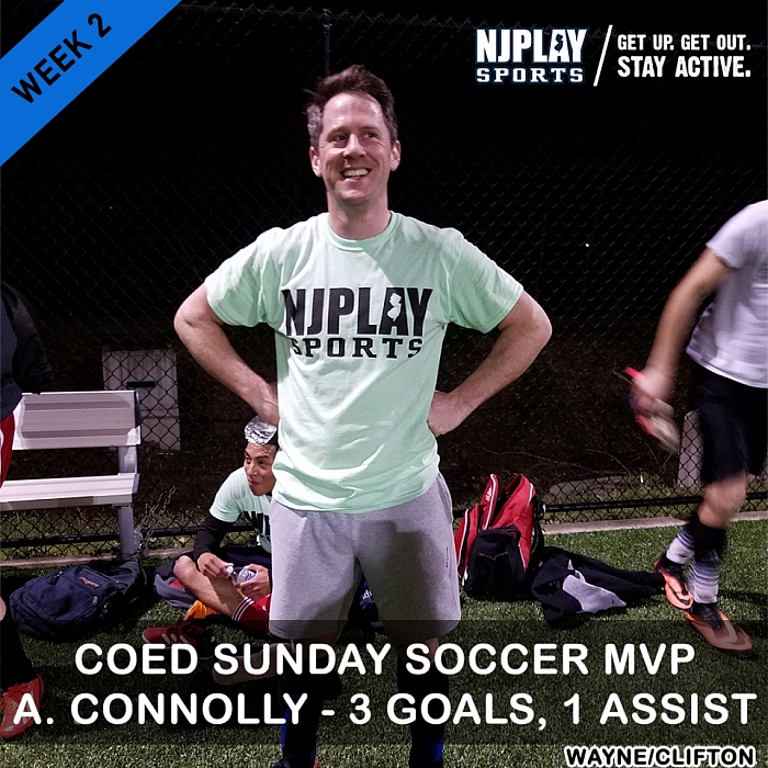Coed Soccer League Week 2 MVPs