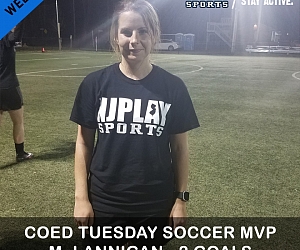 Coed Soccer League TUE Week 4 MVPs