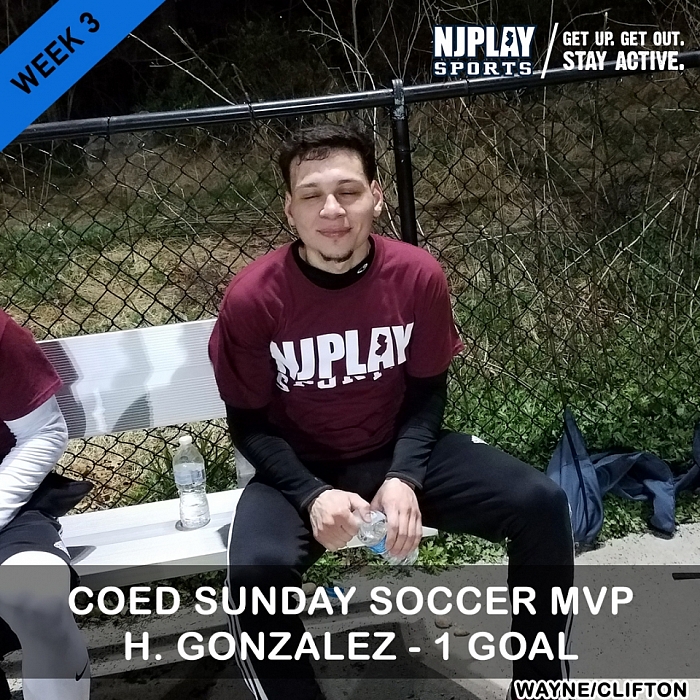 Coed Soccer League SUN Week 3 MVPs