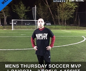 Men's Soccer League Week 5 MVPs