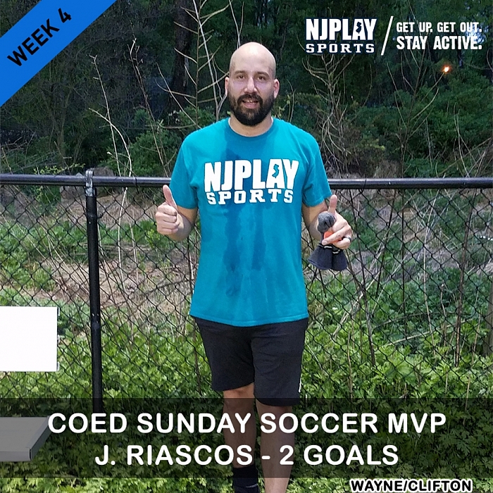 Coed Soccer League SUN Week 4 MVPs
