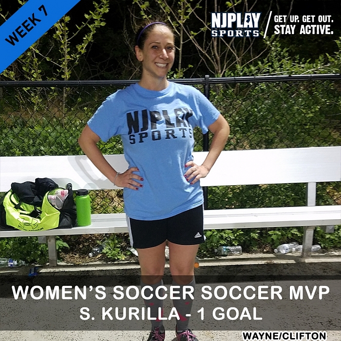 Women's Soccer League Week 7 MVPs