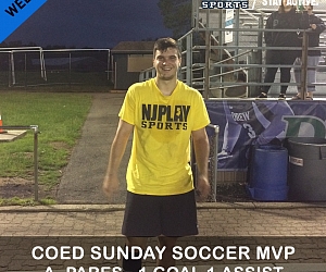 Coed Soccer League SUN Week 5 MVPs