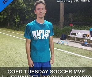 Coed Soccer League TUE PLAYOFFS MVPs