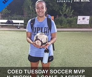 Coed Soccer League TUE PLAYOFFS MVPs