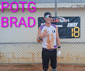 Player Of The Game: Brad G