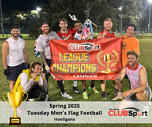 Hooligans - CHAMPS Team Photo