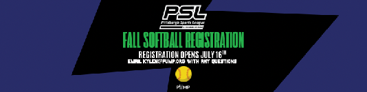 Fall '26 Softball Registration