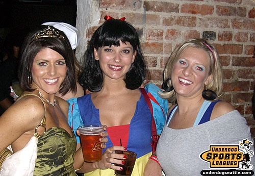 Princess Fiona, Snow White, and Flashdancer