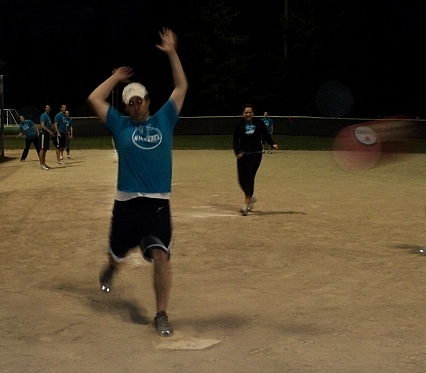 Just barely gettin' in there!