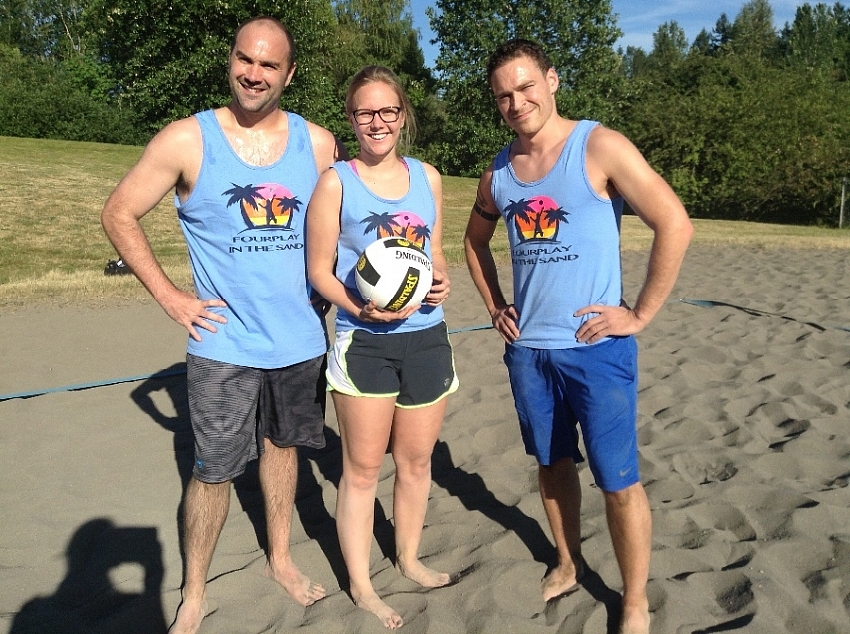 Four Play In The Sand