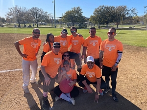Kicking Pumpkins and Taking Names Team Photo