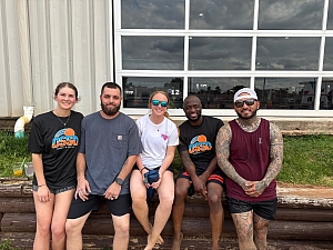 On the set cuh  Team Photo