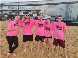 Block and Volleyball Torture Team Photo