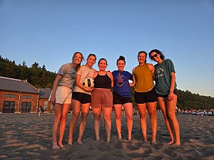 Beach, can you serve? Team Photo