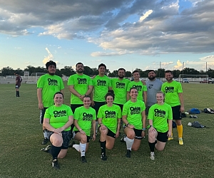 Kicking It Old School Team Photo