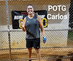 Player Of The Game: Carlos G