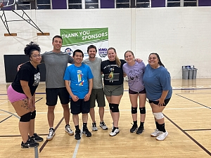 Volleyballers Team Photo