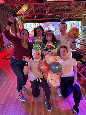 Pins and Space Needles Team Photo