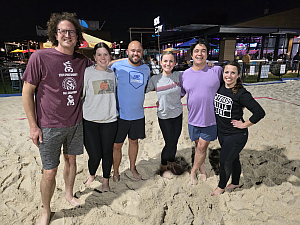 Everybody on the Beach getting Tipsy B Team Photo