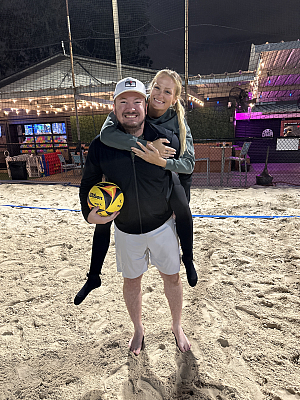 One of us is probably hungover Team Photo