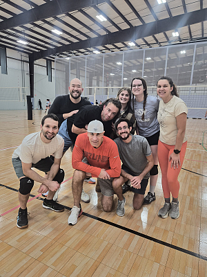 Let’s Get Naughty at The Net Team Photo