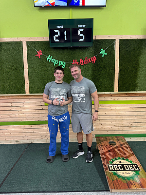 We really suck at Cornhole - CHAMPS photo