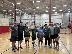 Sad that Softball is Over so We're Trying Volleyball-ers Team Photo