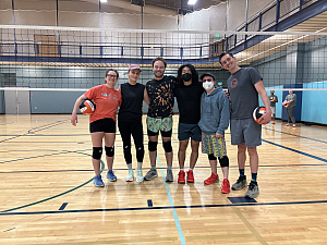 Naked and Afraid in a Joann Fabrics RIP  Team Photo