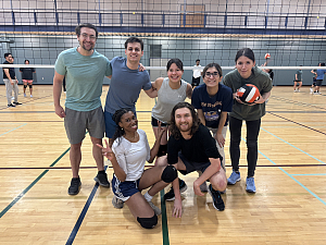 The Commune Plays Volleyball Team Photo