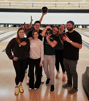 Pints & Pins Team Photo