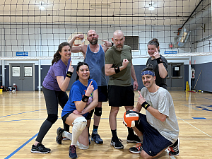 The E! True Volleyball Story Team Photo
