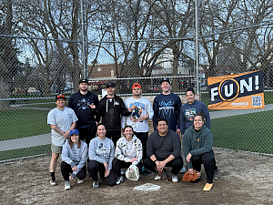 Catch Balls Not Feelings Team Photo