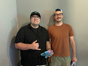 Two guys one hole Team Photo