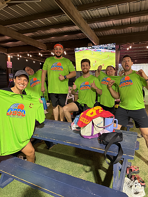 Madison couldn't think of a team name!  Team Photo