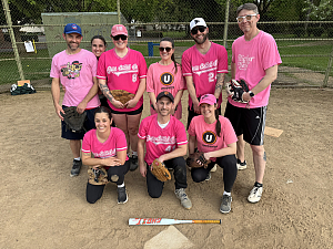 Puns Batted In Team Photo