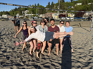 Oooo A Seal!  Team Photo