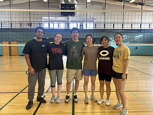 Volley mommies and we’re hot af Team Photo