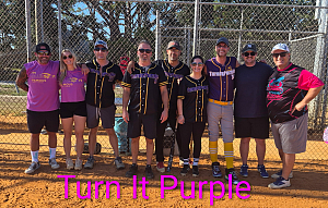 Turn It Purple Team Photo