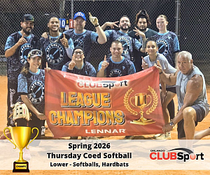 Softballs, Hardbats (l) - CHAMPS Team Photo
