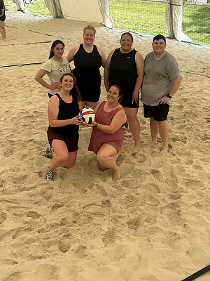 Hits & Giggles ( Captain Sarah) Team Photo