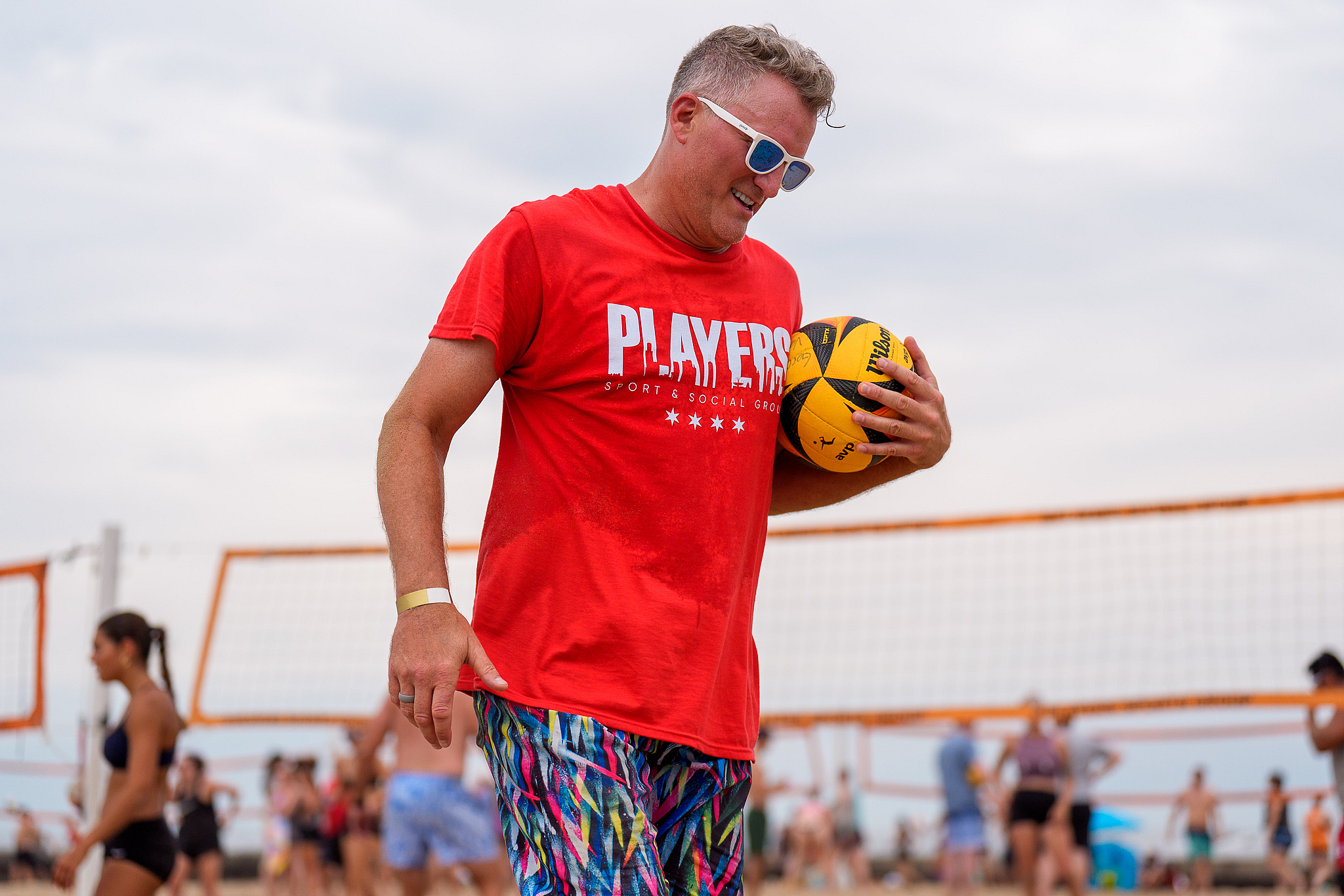Players Outdoor Volleyball