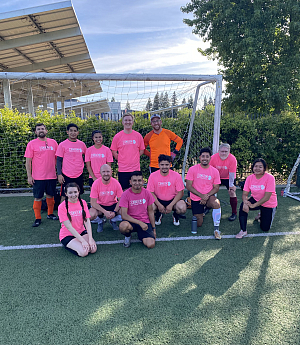 Tottenham Hot Pink Team Photo